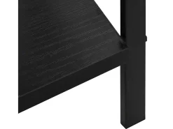 Estante com 3 prateleiras derivados de madeira preto