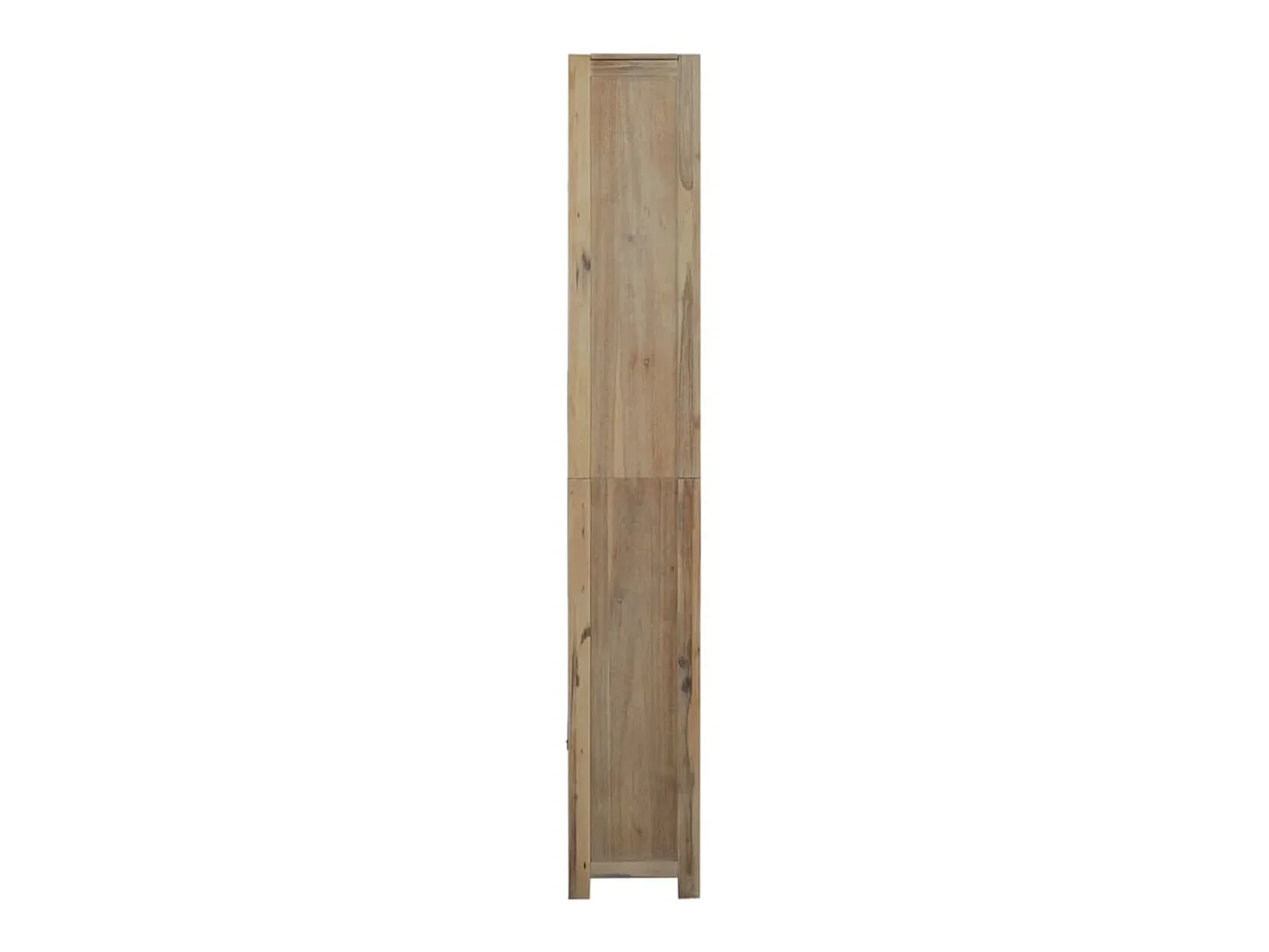 Estante com 7 prateleiras 80x30x200 cm madeira de acácia maciça