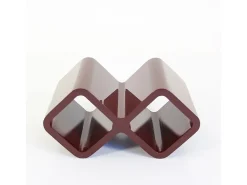 Estante cubo 16,5x32x20 cm castanho escuro retro