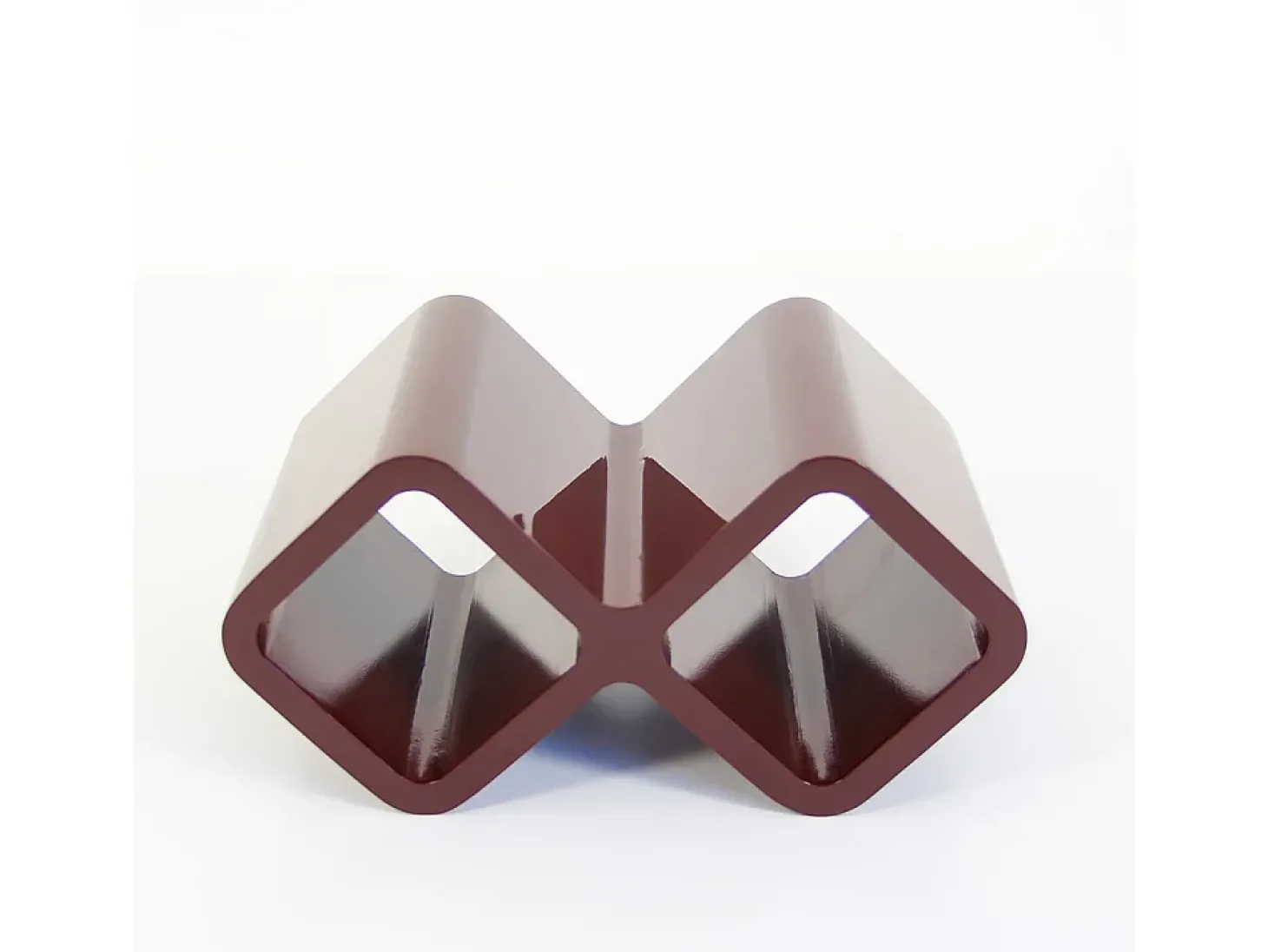 Estante cubo 16,5x32x20 cm castanho escuro retro