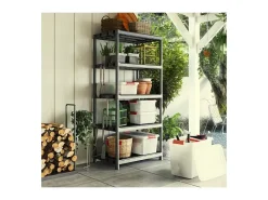 Estante de Armazenamento Plus XL / 5 Preto 90 x 60 x 187 cm