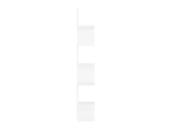 Estante de canto p/ parede deriv. madeira 20x20x127,5 cm branco PT973005