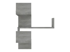 Estante de canto 40x40x50 cm derivados madeira cinzento sonoma PT762861