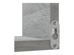 Estante de canto 40x40x50 cm derivados madeira cinzento sonoma PT762861