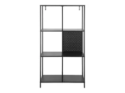 Estante de escada com 4 prateleiras em MDF branco