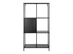 Estante de escada com 4 prateleiras em MDF branco