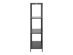 Estante de escada com 4 prateleiras em MDF branco