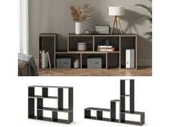 Estante de livros antracite 112.8x30x56.4 tetrix
