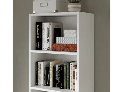 Estante de livros branco 40x24x132 bob