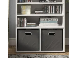 Estante de livros branco 72x30.6x90.2