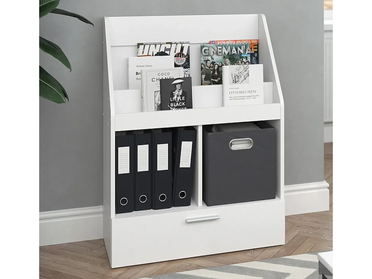 Estante de livros branco 72x31.2x96.2 luigi