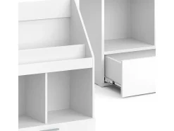 Estante de livros branco 72x31.2x96.2 luigi