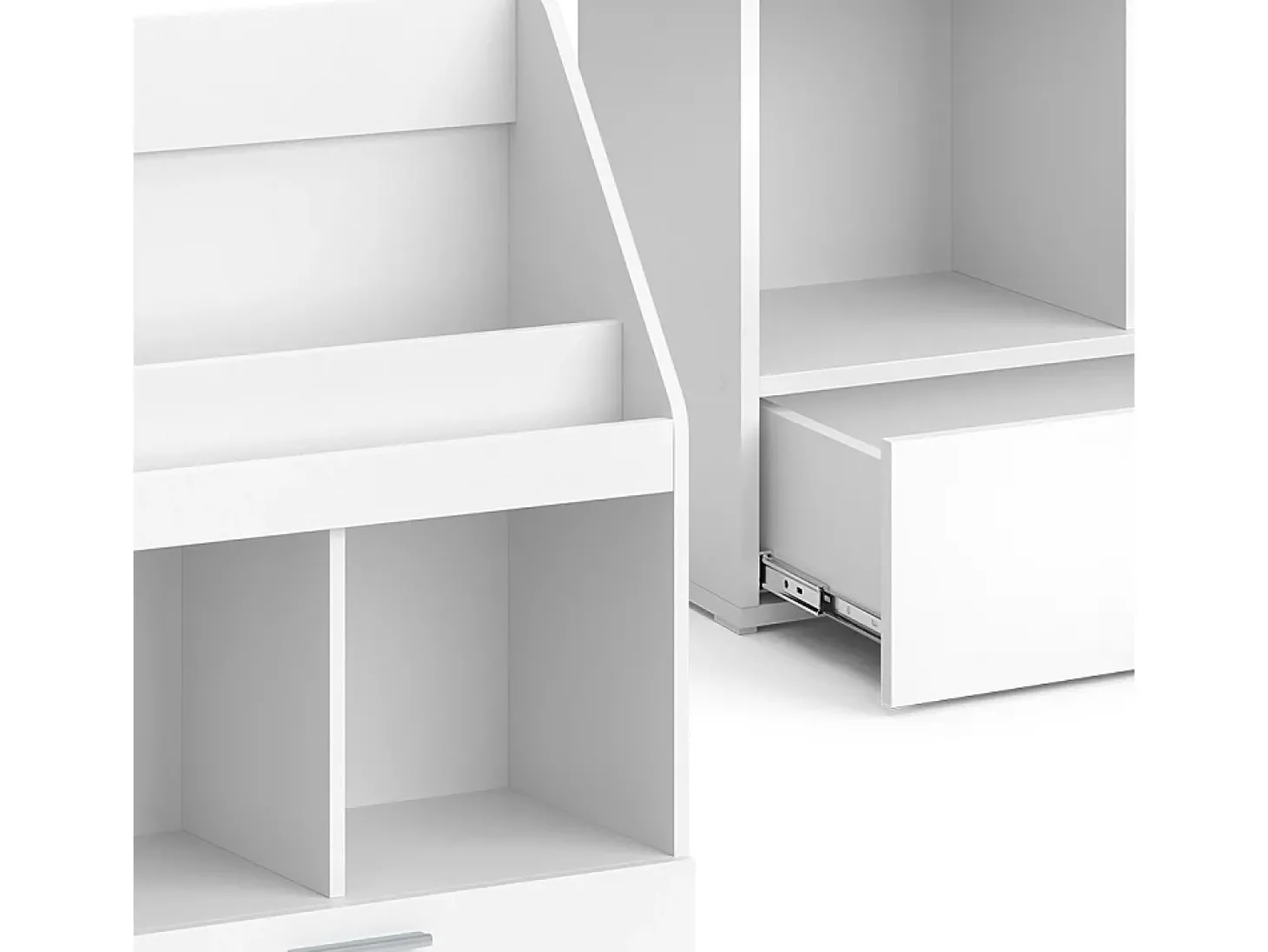 Estante de livros branco 72x31.2x96.2 luigi