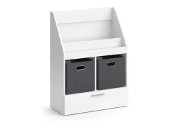 Estante de livros branco 72x31.2x96.2 luigi