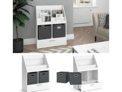 Estante de livros branco 72x31.2x96.2 luigi