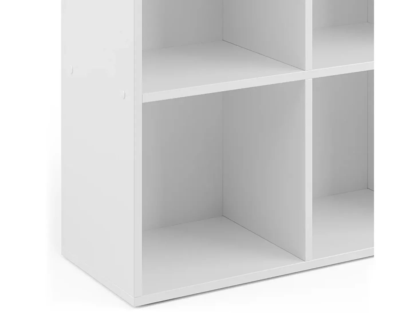 Estante de livros branco 72x30.6x90.2