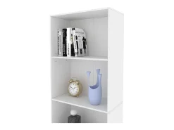 Estante de livros branco 60x30.4x190 bob