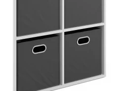 Estante de livros branco 72x30.6x90.2