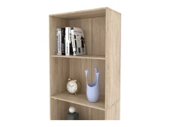 Estante de livros sonoma 60x30.4x190 bob