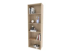 Estante de livros sonoma 60x30.4x190 bob