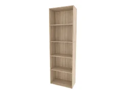 Estante de livros sonoma 60x30.4x190 bob