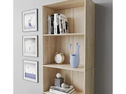 Estante de livros sonoma 60x30.4x190 bob