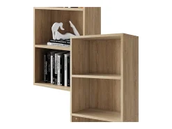 Estante de livros sonoma 40x24x132 bob