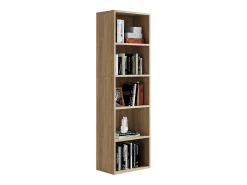 Estante de livros sonoma 40x24x132 bob