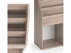 Estante de livros sonoma 72x30.7x79 luigi