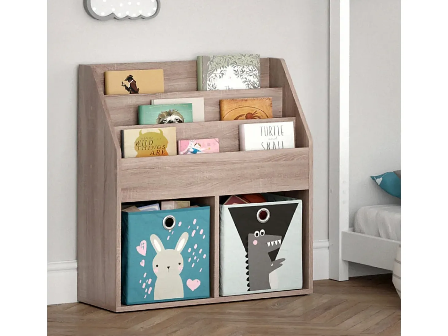 Estante de livros sonoma 72x30.7x79 luigi