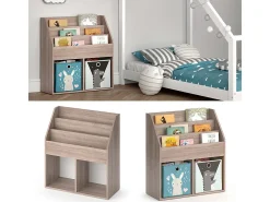 Estante de livros sonoma 72x30.7x79 luigi