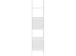 Estante de livros 40x35x180 cm derivados de madeira branco PT617673