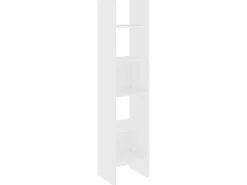 Estante de livros 40x35x180 cm derivados de madeira branco PT617673
