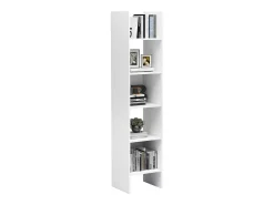 Estante de livros 40x35x180 cm derivados de madeira branco PT617673