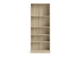 Estante Driber, Estante de escritório, Estante, Biblioteca, 79x27 h203 cm, Carvalho