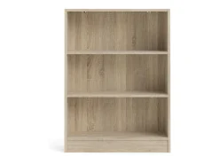 Estante Droman, estante de escritório, estante, biblioteca, 79x27 h107 cm, carvalho