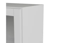 Estante Dsitu, Estante de escritório, Estante, Biblioteca, 41x28 h203 cm, Branco