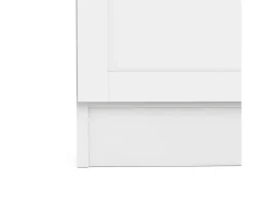 Estante Dsoffrid, Estante de escritório, Estante, Biblioteca, 79x28 h203 cm, Branco