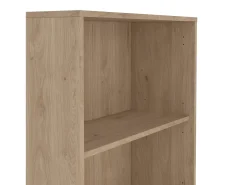 Estante Dsposit, Estante de escritório, Estante, Biblioteca, 80x34 h205 cm, Carvalho