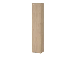 Estante Dtalarin, estante de escritório, estante, biblioteca, 41x34 h205 cm, carvalho e branco