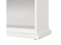 Estante Dtaran, Estante de escritório, Estante, Biblioteca, 96x37 h201 cm, Branco