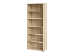 Estante Dtenton, estante de escritório, estante, biblioteca, 89x40 h222 cm, carvalho
