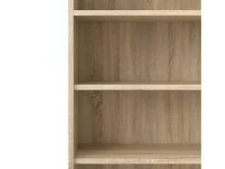 Estante Dtenton, estante de escritório, estante, biblioteca, 89x40 h222 cm, carvalho
