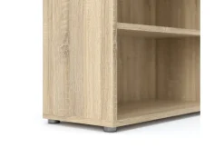 Estante Dtenton, estante de escritório, estante, biblioteca, 89x40 h222 cm, carvalho