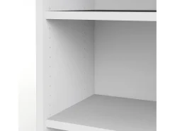 Estante Dtenton, Estante de escritório, Estante, Biblioteca, 89x40 h222 cm, Branco