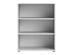 Estante Dterlizz, estante de escritório, estante, biblioteca, 89x40 h113 cm, branca
