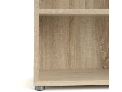 Estante Dterlizz, estante de escritório, estante, biblioteca, 89x40 h113 cm, carvalho