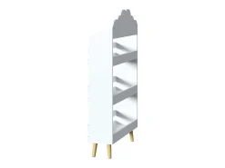 Estante em MDF branco 100x58x18cm