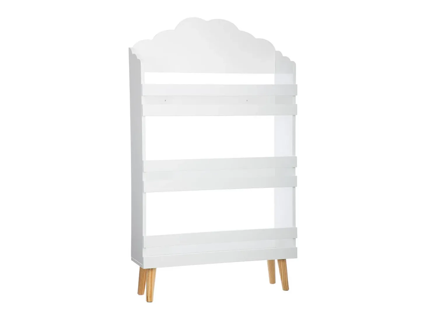 Estante em MDF branco 100x58x18cm
