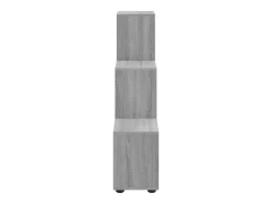 Estante escada/prateleira 107 cm derivados madeira cinza sonoma